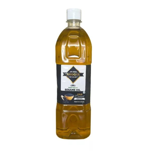 AMOGHA Cold Pressed Sesame Oil / Gingelly Oil - Classic